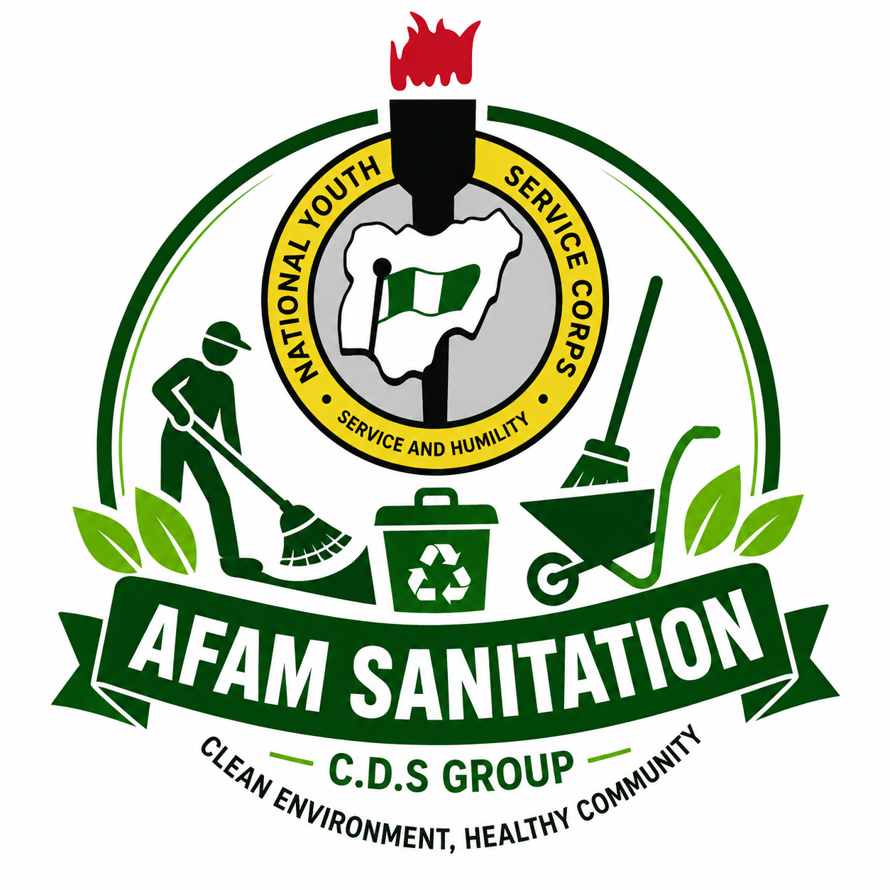 Afam Sanitation CDS logo